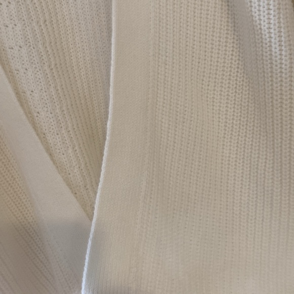 Kinross, medium off white sweater, open - Picture 5 of 5